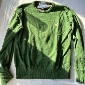 Large green American Eagle sweater